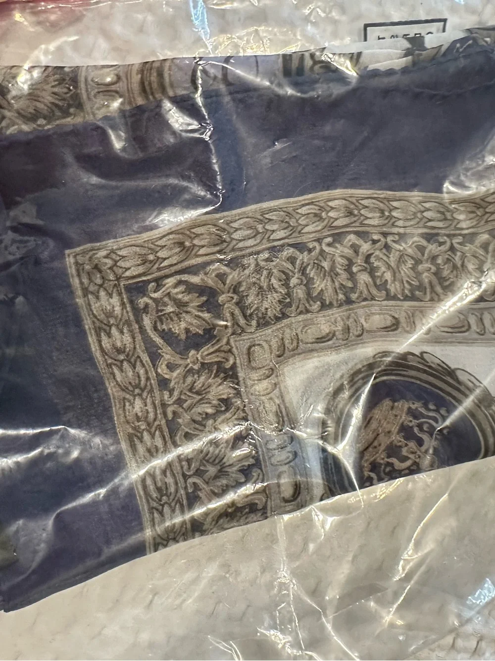 Vintage 100% silk scarf. NWT